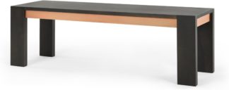 An Image of Anderson Bench , Grey Mango Wood and Copper