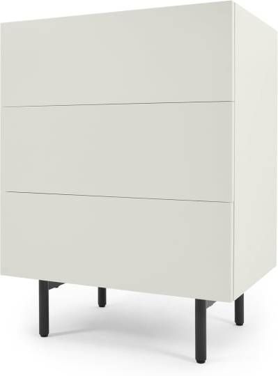 34a1a3a3cb3494b3550f5b998a0ae85f4a4cbe061832326f40bb7fb1146f5670.jpg An Image of MADE Essentials Mino Chest Of Drawers, Oak and Ivory White