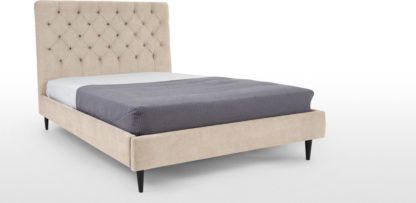 An Image of Skye Double Bed, Tulip Cream