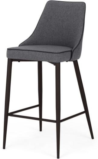 An Image of Julietta Barstool, Marl Grey