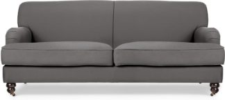 An Image of Orson 3 Seater Sofa, Graphite Grey