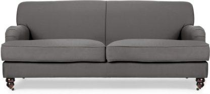 An Image of Orson 3 Seater Sofa, Graphite Grey