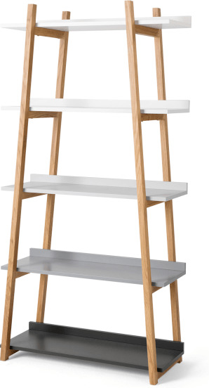 3b05d1efdb53cbcfcf44f9b3cae0b3c6e2f5dd7106beb89e7fdfac520b62b39a.jpg An Image of Darcey Shelves, Multicolour Grey