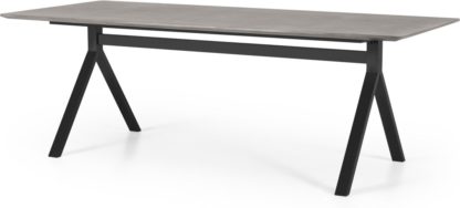 An Image of Sora 8 Seat Dining Table, Concrete