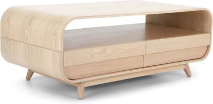 An Image of Esme Coffee Table With Two Drawers, Ash