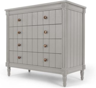 An Image of Bourbon Vintage Chest Of Drawers, Grey