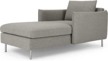 An Image of Vento Chaise Longue, Manhattan Grey