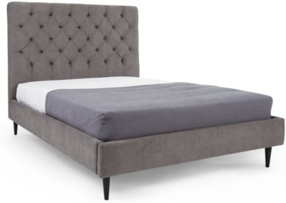 An Image of Skye Super Kingsize Bed, Pewter