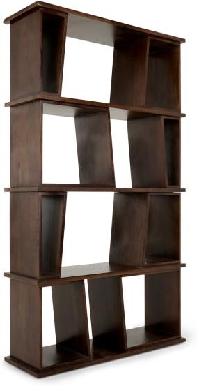 An Image of Ivatt Shelving Unit, Dark Mango Wood