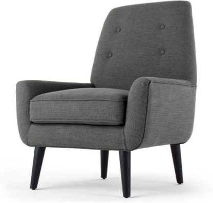 4202ea9c9d6690044a007e218e6daf4366aac4b6d436462f5591db656879d6e4.jpg An Image of Imogen Accent Armchair, Grey Tonal Weave
