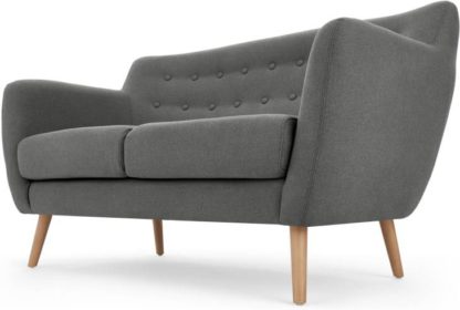 An Image of Rana 2 Seater Sofa, Marl Grey