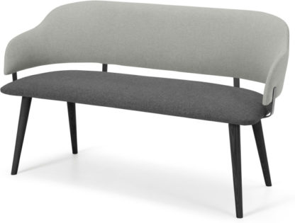 An Image of Neilson Dining Bench, Marl and Hail Grey