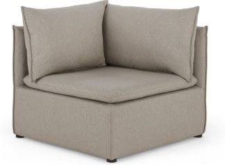 An Image of Victor Modular Sofa Corner Seat, Portland Grey