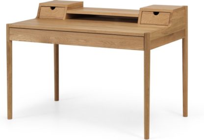 An Image of Leonie Wide Desk, Oak