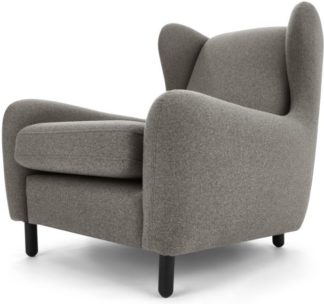 An Image of Rubens Wingback Armchair, Nickel Grey