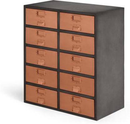 An Image of Stow Large Storage Unit, Copper