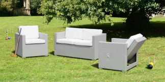 An Image of Cubo Grey Lounge Set