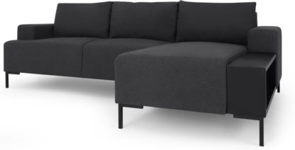 4d50c0145c15577b1844f3aa9aa2a1c5e38fab30477fc857af803c333315322d.jpg An Image of MADE Essentials Oskar Right Hand Facing Chaise End With Table, Sterling Grey
