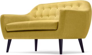 An Image of Ritchie 2 Seater Sofa, Ochre Yellow