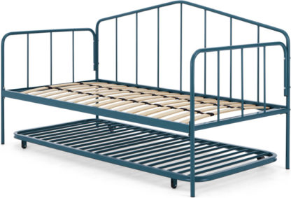 An Image of MADE Essentials Sammy Guest Bed, Teal