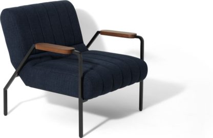 An Image of Rekord Accent Armchair, Blue