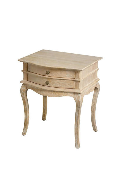 521875bed6504b33eda46ff51ab9a796703f0af4bc2f53ad61b7caa71d361cd7.jpg An Image of Les Milles Two Drawer Bedside Table