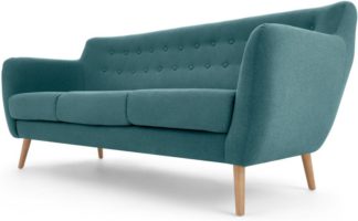 An Image of Rana 3 Seater Sofa, Mineral Blue