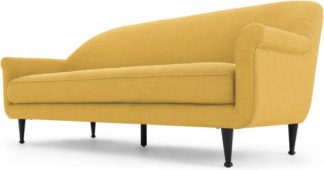 An Image of Jaina 3 Seater Sofa, Mikado Yellow