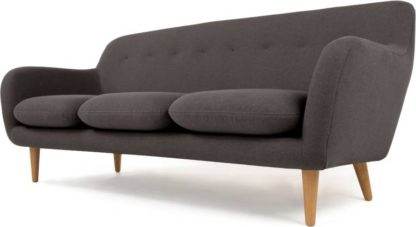 An Image of Dylan 3 Seater Sofa, Marl Grey