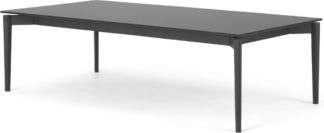 An Image of Tandil Large Rectangular Coffee Table, Grey Glass