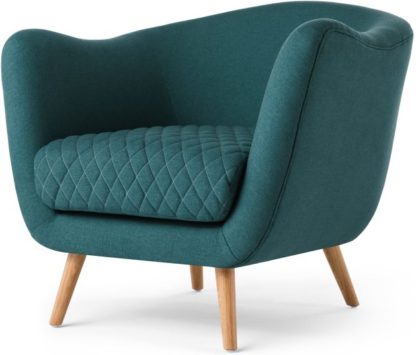 An Image of Flick Accent Chair, Mineral Blue