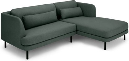 5b6fcb9997d077492b585ac6a9ca8da4c7013541d940eb14902701cb71ad5002.jpg An Image of Herman Right Hand Facing Chaise End Corner Sofa, Woodland Green