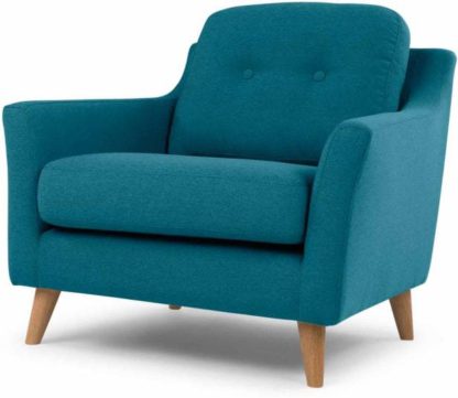 An Image of Rufus Armchair, Rich Azure