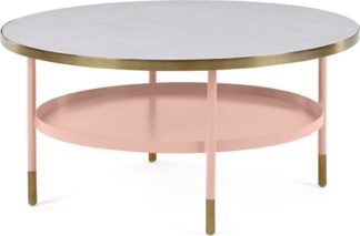 An Image of Fox Coffee table, Pink and Marble