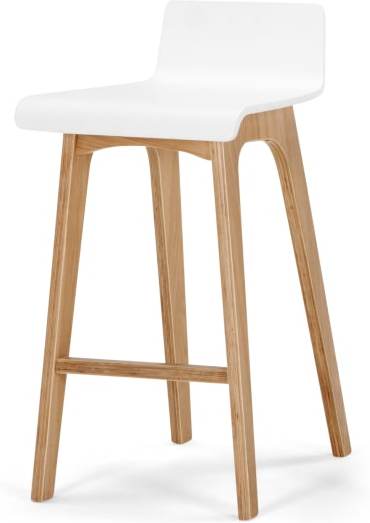5cbe3a2522d81899926ed9e4b383c3a93e50cd4be57ee1a8748c9998ec1454ff.jpg An Image of Devlin Barstool, White and Ash