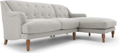An Image of Ariana Right Hand Facing Chaise End Corner Sofa, Chic Grey