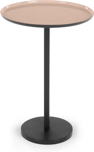 5e8228e095aee56e6fd2fd7ee5dbe936bf150cf246d88bd3fefcfe143a9ef9cd.jpg An Image of Rayit Side Table, Pink and Black