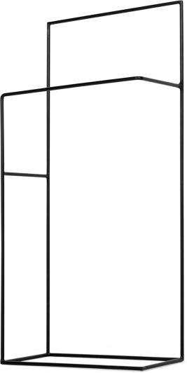 5f5db33b551cb5cde48724458c8c38a44781f90482ee5c3547073d4b26347967.jpg An Image of Bran Free Standing Towel Rack, Black