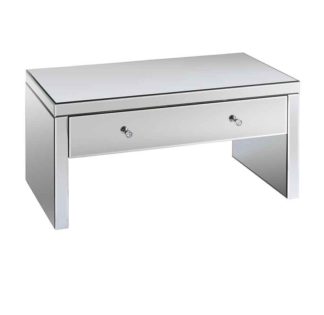 An Image of Venetian Mirrored Coffee Table with Single Drawer