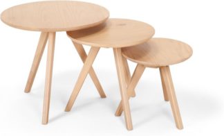 An Image of Set of 3 Orion Side Tables, Natural