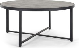 An Image of Catania Round 6 Seater Dining Table, Polywood