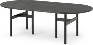 An Image of Tanaro Coffee Table, Black Marble and Brass