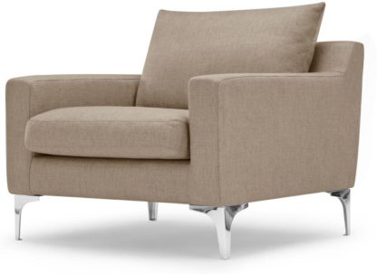 69752fb247bc0a8be8ca4469a7e5fc9b1a01a1e1ae3c22c948d31619c8ec6056.jpg An Image of Mendini Armchair, Soft Taupe