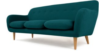 An Image of Dylan 3 Seater Sofa, Mineral Blue