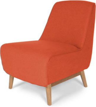 An Image of Leo Accent Chair, Retro Orange