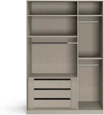 An Image of Caren 3 door Hinged Wardorobe Premium Accessory Package