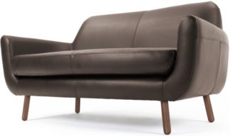 An Image of Jonah 2 Seater Sofa, Ale Brown Premium Leather