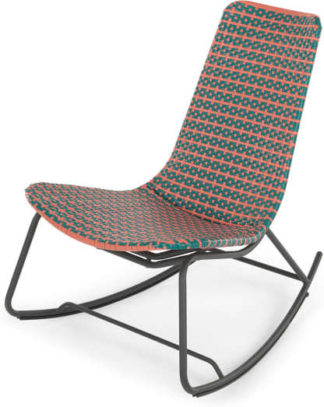 An Image of Pya Garden Rocker, Pink and Green