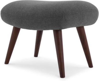 An Image of Moby Footstool, Marl Grey