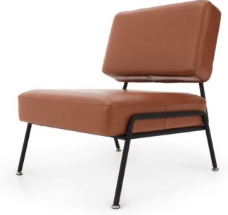 An Image of Knox Accent Chair, Chestnut Brown Leather
